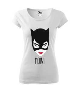Catwoman (macskanő) - Meow póló kép
